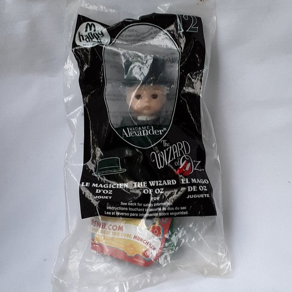 The Wizard of Oz Wizard Madame Alexander McDonald's Happy Meal Toy NWT NIP Kids - Picture 2 of 9